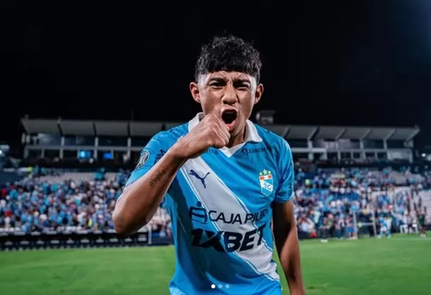 Maxloren Castro nació en las inferiores del Club Sporting Cristal. (Foto: Instagram de Maxloren Castro)