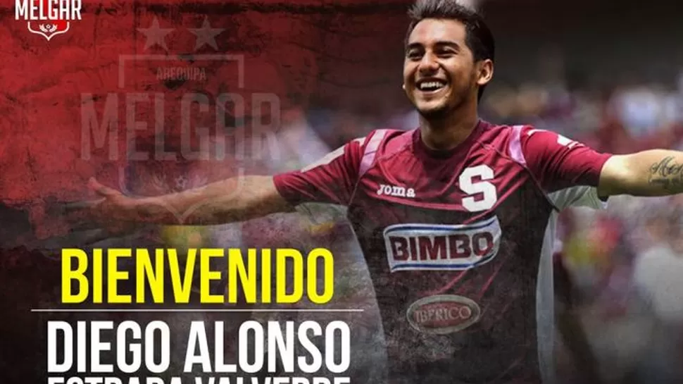 Melgar anunció la contratación del volante costarricense Diego Estrada