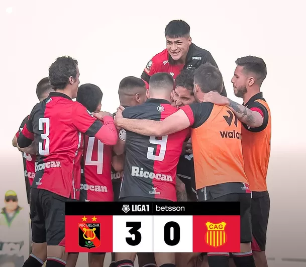 Melgar goleó 3-0 a Grau por la Fecha 3 del Clausura. | Foto: Liga 1.