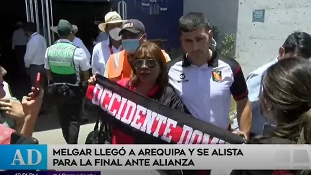 Melgar llegó a Arequipa y se alista para la final ante Alianza Lima