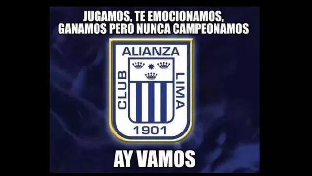 Memes se burlan de Alianza Lima tras perder el título del Clausura-foto-1