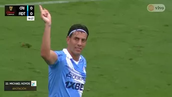 Michael Hoyos anotó de medio tijera un GOLAZO para el Sporting Cristal 1-0 ADT
