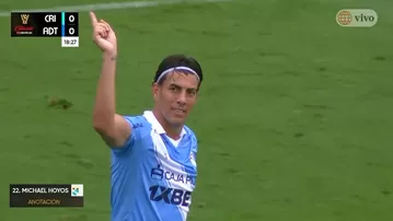 Michael Hoyos anotó de medio tijera un GOLAZO para el Sporting Cristal 1-0 ADT