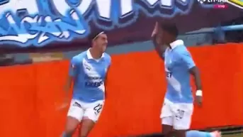 Michael Hoyos marcó el 3-1 de Sporting Cristal vs Atlético Grau tras fuerte cabezazo