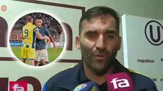 Pablo Míguez destacó acción entre Hernán Barcos y Alex Valera tras el Universitario vs FC Cajamarca / Captura / FA