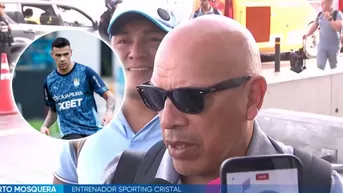 Mosquera dijo por qué descartó a Agustín Álvarez del Sporting Cristal vs Alianza Atlético