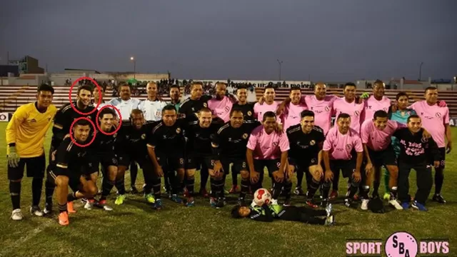 Sport Boys: integrantes de &#39;Esto es Guerra&#39; jugaron por el aniversario rosado