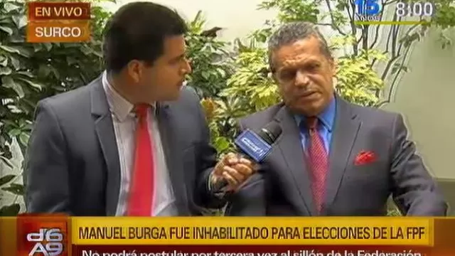 Noriega negó que FIFA pueda intervenir para habilitar a Manuel Burga