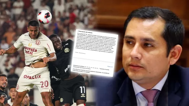 Osias Ramírez, presidente de UTC, se pronunció tras el informe del árbitro y exige sanción a Universitario / AD
