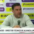 Pablo Guede: el análisis del empate y el calvario que vivió Alianza Lima una noche antes