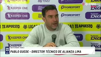 Pablo Guede: el análisis del empate y el calvario que vivió Alianza Lima una noche antes