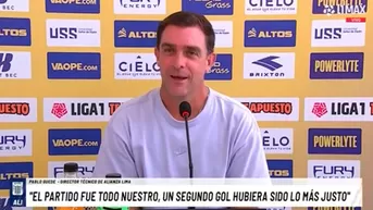 Pablo Guede explicó por qué Alianza Lima no venció a Juan Pablo II: "Merecimos ganar"