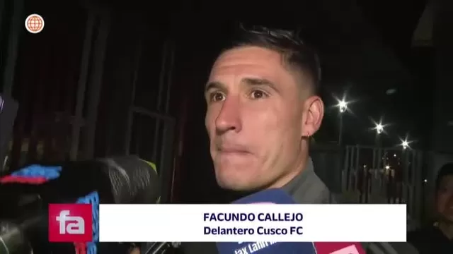 Facundo Callejo se pronunció luego de anotar y darle la victoria a Cusco FC sobre Sporting Cristal / FA