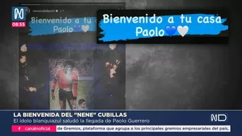 Paolo Guerrero: Así fue la bienvenida del 'Nene' Cubillas