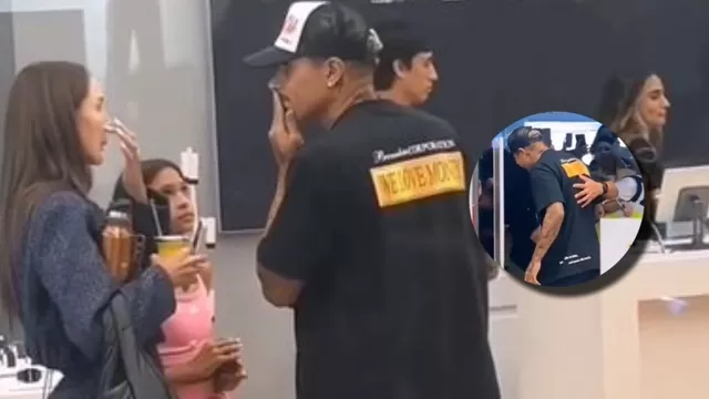 Paolo Guerrero causó revuelo en centro comercial de Trujillo