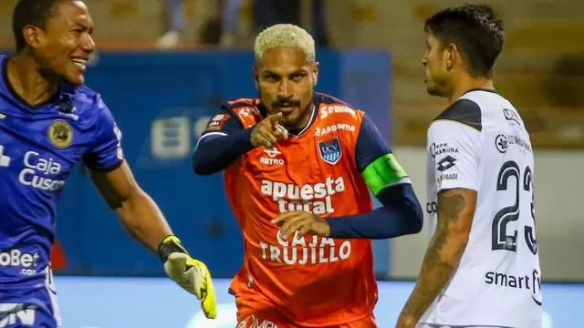 Paolo Guerrero anotó en el 2-2 de César Vallejo ante Cusco FC
