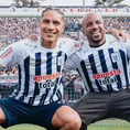 Paolo Guerrero compartió con Jefferson Farfán en su presentación