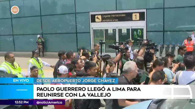 Expectativa en la llegada de Paolo Guerrero. | Video: América Deportes