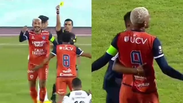 Paolo Guerrero fue amonestado y estalló en el César Vallejo vs. Cusco FC