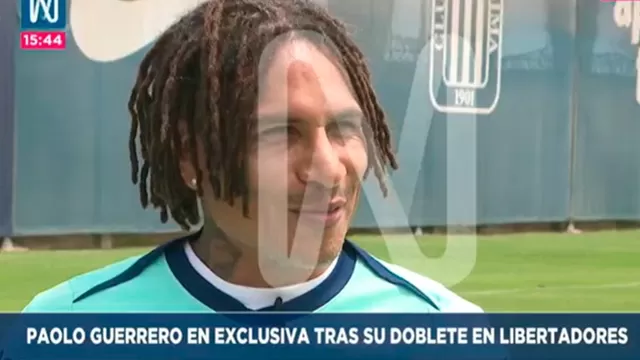 Paolo Guerrero habló tras su doblete en Copa Libertadores / Foto: AD