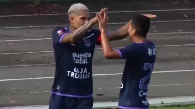 Paolo Guerrero marcó el 1-0 de César Vallejo ante Unión Comercio