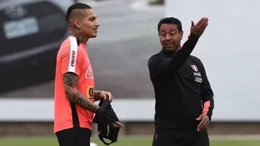 Paolo Guerrero y Nolberto Solano. | Foto: GEC