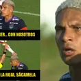 Paolo Guerrero reaccionó furioso contra el árbitro Augusto Menéndez