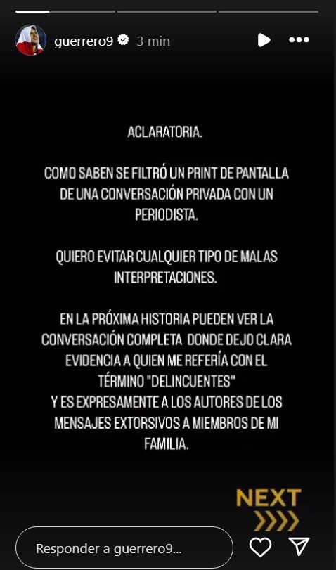 Paolo Guerrero aclaró que no llamó delincuentes a los Acuña. | Foto: IG
