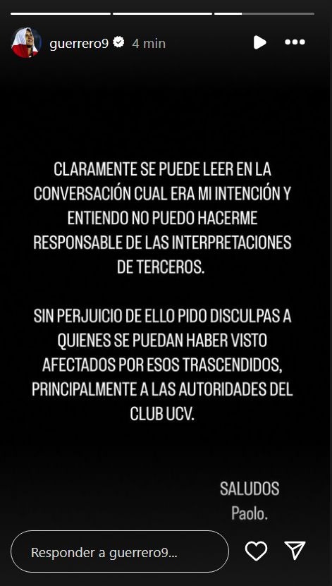 Paolo Guerrero aclaró que no llamó delincuentes a los Acuña. | Foto: IG.