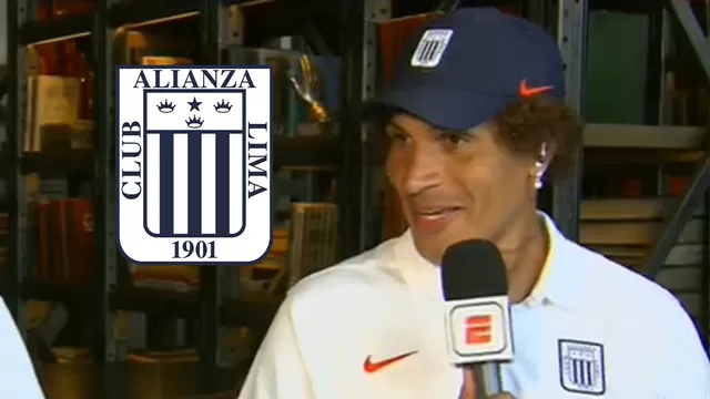 Paolo Guerrero se mostró muy feliz por su momento que vive en Alianza Lima / Canal N / Captura