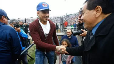 Paolo Guerrero, delantero del Internacional, en su &amp;uacute;ltima visita a Matute. | Foto: Cortes&amp;iacute;a Depor.