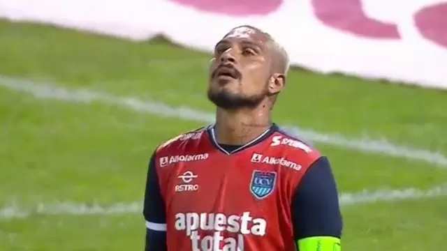 Paolo Guerrero y el insólito gol que falló en el César Vallejo vs. Cusco FC