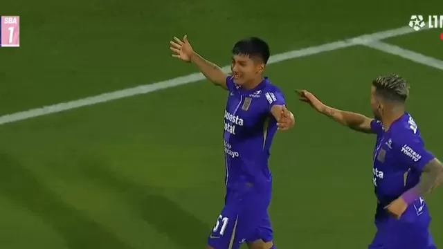 Piero Cari sacó su calidad y convirtió el segundo de Alianza Lima frente a Sport Boys por la Liga 1 / L1 MAX