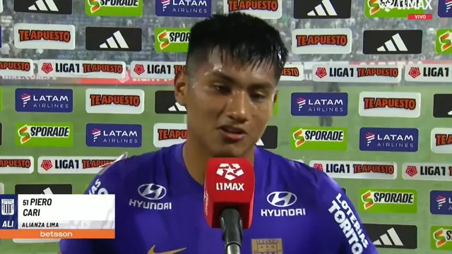 Piero Cari fue la figura en el triunfo de Alianza Lima sobre Sport Boys por la Liga 1 / L1 MAX