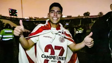 Piero Quispe fue partícipe del título de Universitario en el 2023 / Foto: Liga 1