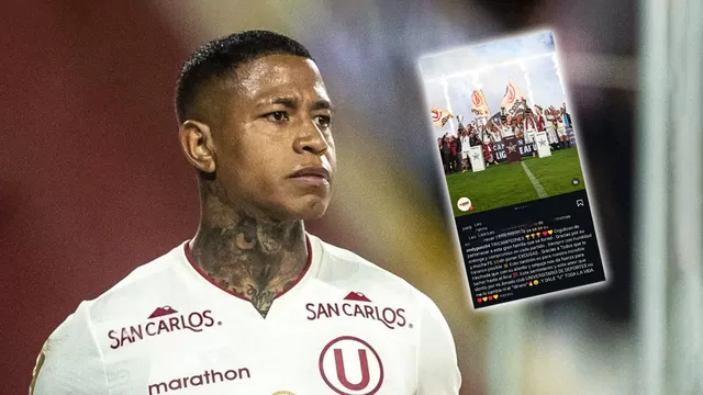 Andy Polo dejó un fuerte mensaje luego de alcanzar el tricampeonato con Universitario / AD