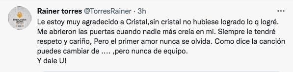 Twitter: Rainer Torres