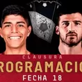 Programación de la fecha 18 del Torneo Clausura: Partidos y canales de transmisión