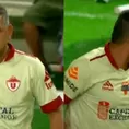 &#39;Puma&#39; Carranza sufrió un brutal pelotazo en la cara en la Copa Leyendas de Fútbol 7