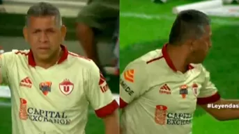 'Puma' Carranza sufrió un brutal pelotazo en la cara en la Copa Leyendas de Fútbol 7