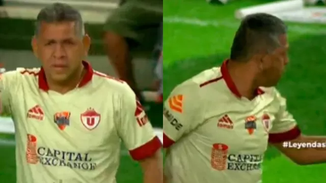 El ídolo crema quedó movido luego del impacto. | Video: Gol Perú