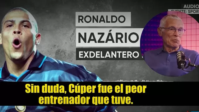 ¿Por qué Ronaldo y Héctor Cúper se llevaban mal en el Inter?