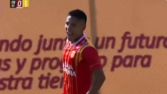 Raúl Ruidíaz convirtió en el Atlético Grau vs UTC tras un potente disparo / Captura / Liga 1 MAX