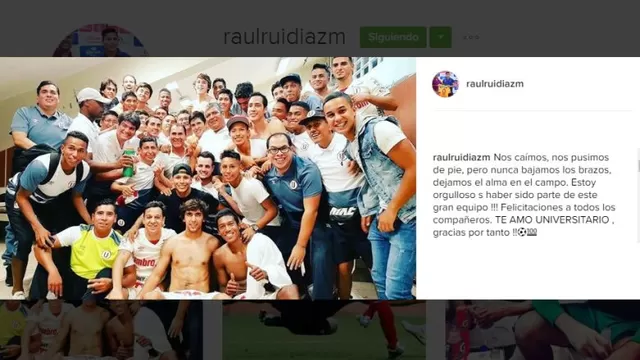 Raúl Ruidíaz envió un mensaje a sus excompañeros de Universitario-foto-2
