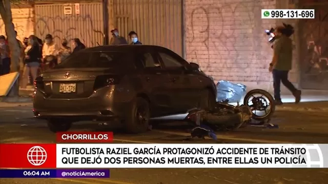 Raziel García protagonizó accidente de tránsito que dejó dos muertos