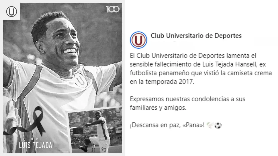 Publicación del club Universitario de Deportes / Foto: Universitario de Deportes