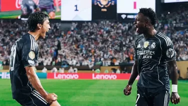 Vinicius Jr anotó el primer gol en triunfo de Real Madrid vs RB Salzburg por Mundial de Clubes / X