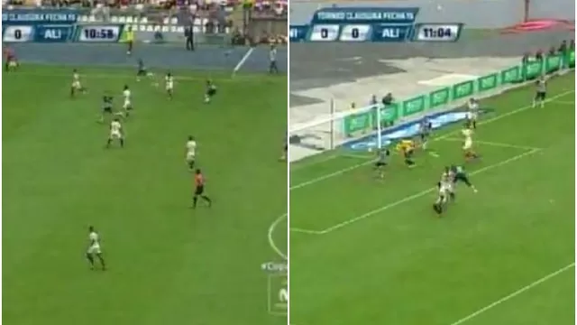 Reimond Manco lanzó rabona pero Carlos Preciado falló gol increíble