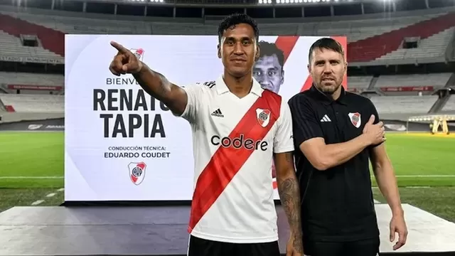Renato Tapia sonó como fichaje de River Plate. (Foto: Gemini IA / Video: River Play)