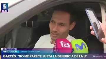 Renzo Garcés sobre denuncia de la 'U': "Dediquémonos a jugar"